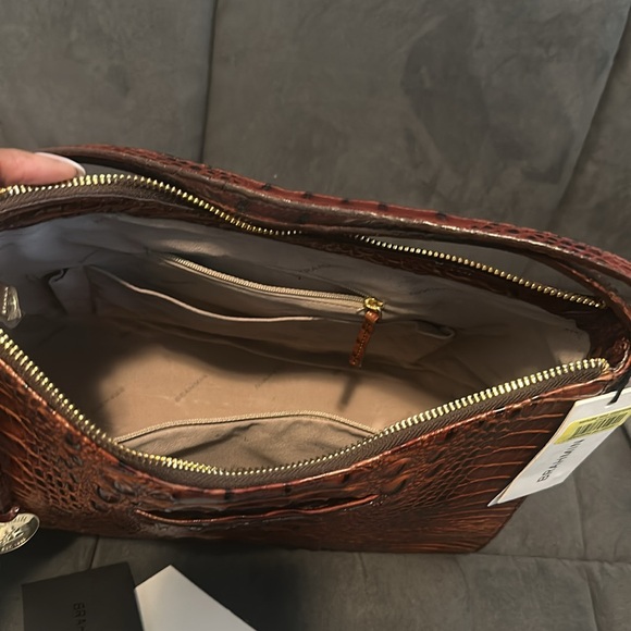 NWT Brahmin Gracie Pecan Shoulder Bag - Picture 8 of 11